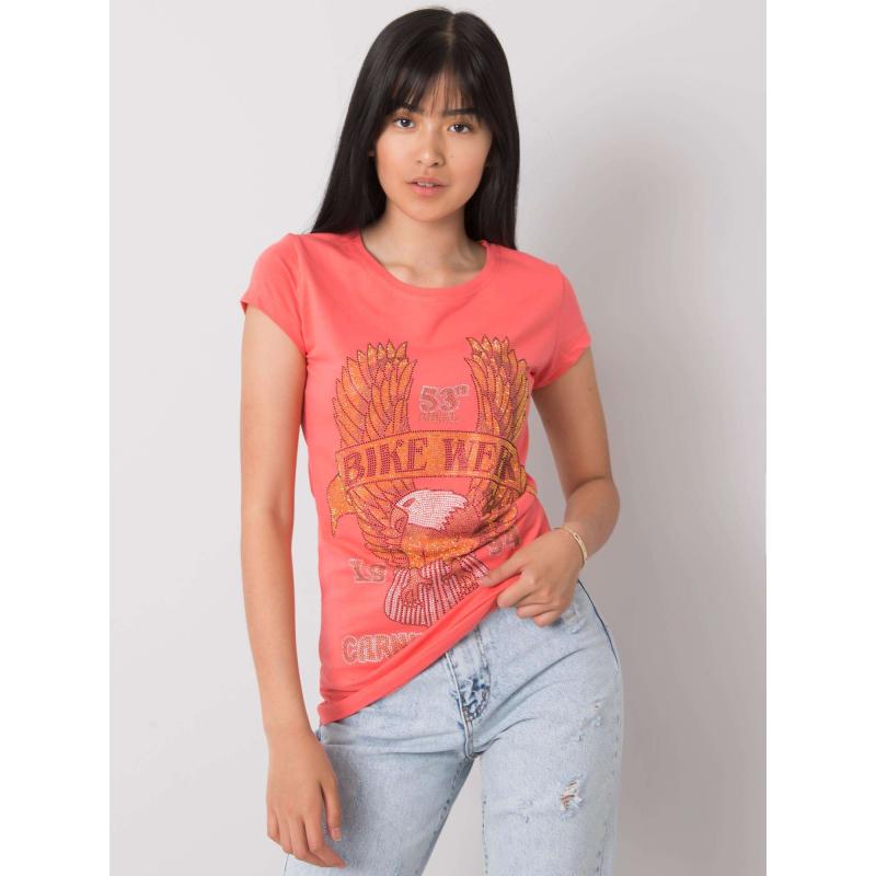 Dámské tričko HALEY korálová oranžová