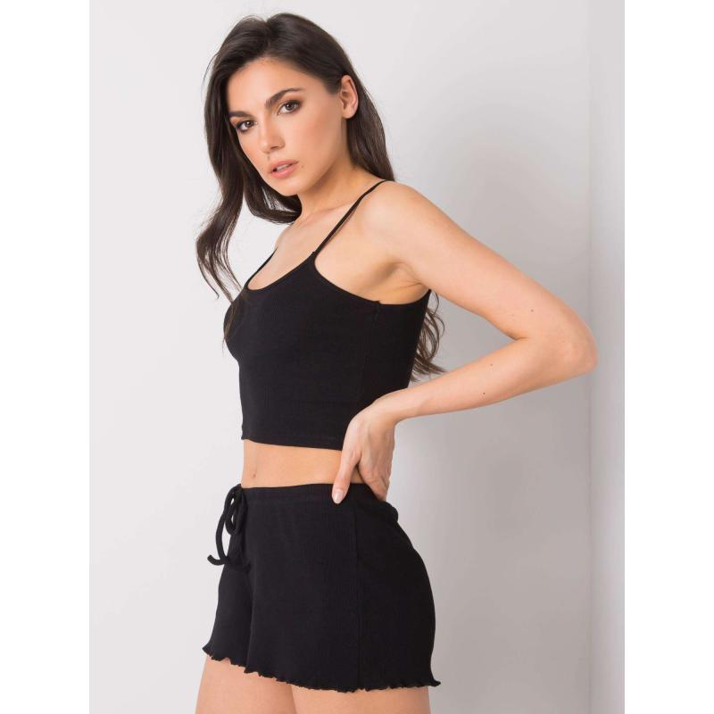 Női felső Chelo RUE PARIS fekete