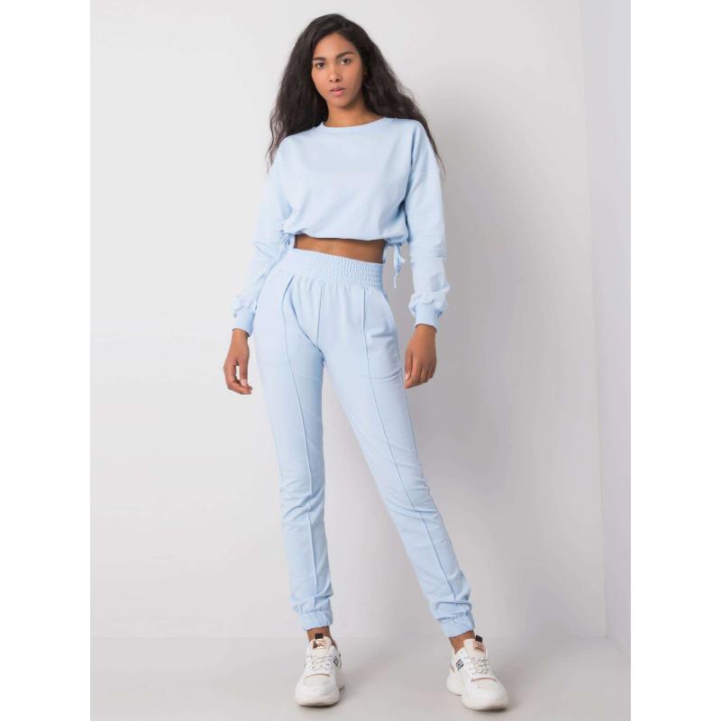 Dámský komplet Laila RUE PARIS světle modrý