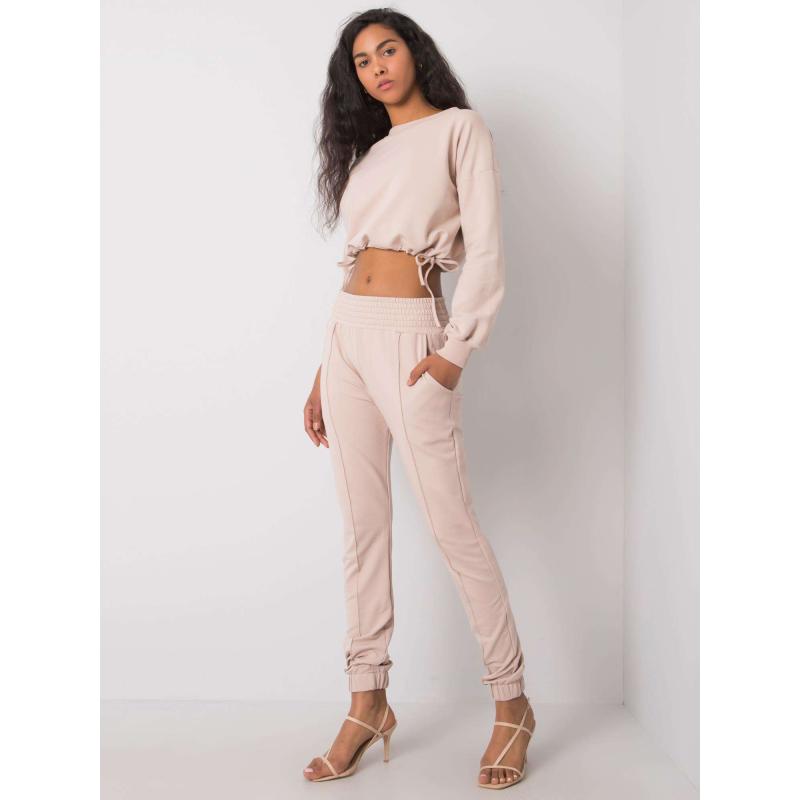 Dámský komplet Laila RUE PARIS béžový