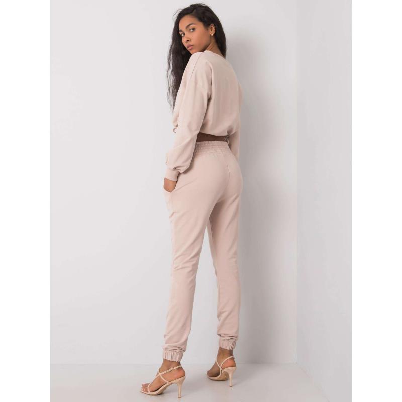 Dámský komplet Laila RUE PARIS béžový