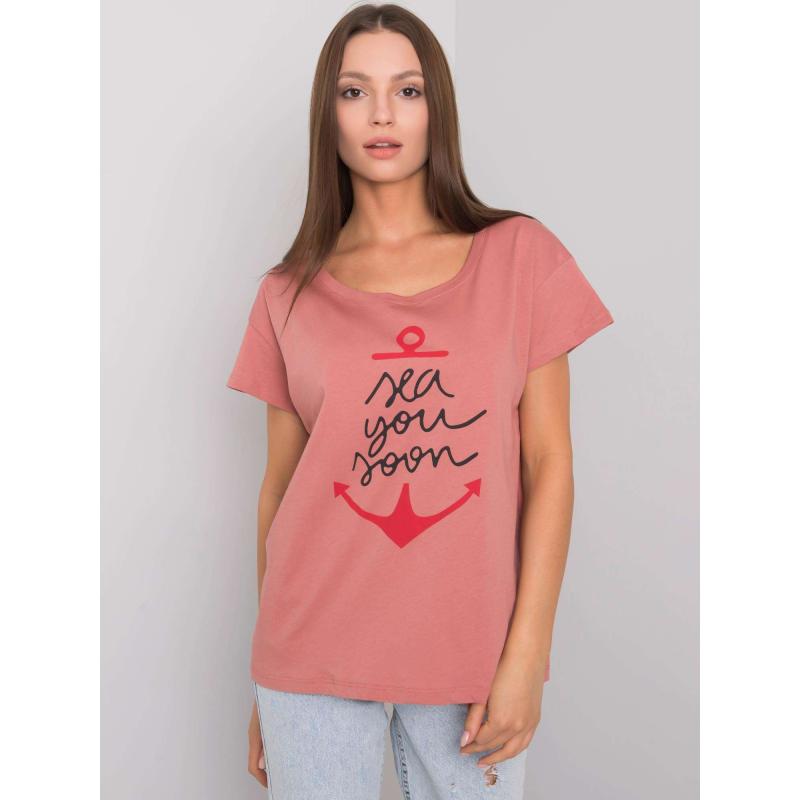 Dámské tričko s potiskem SILVA růžové