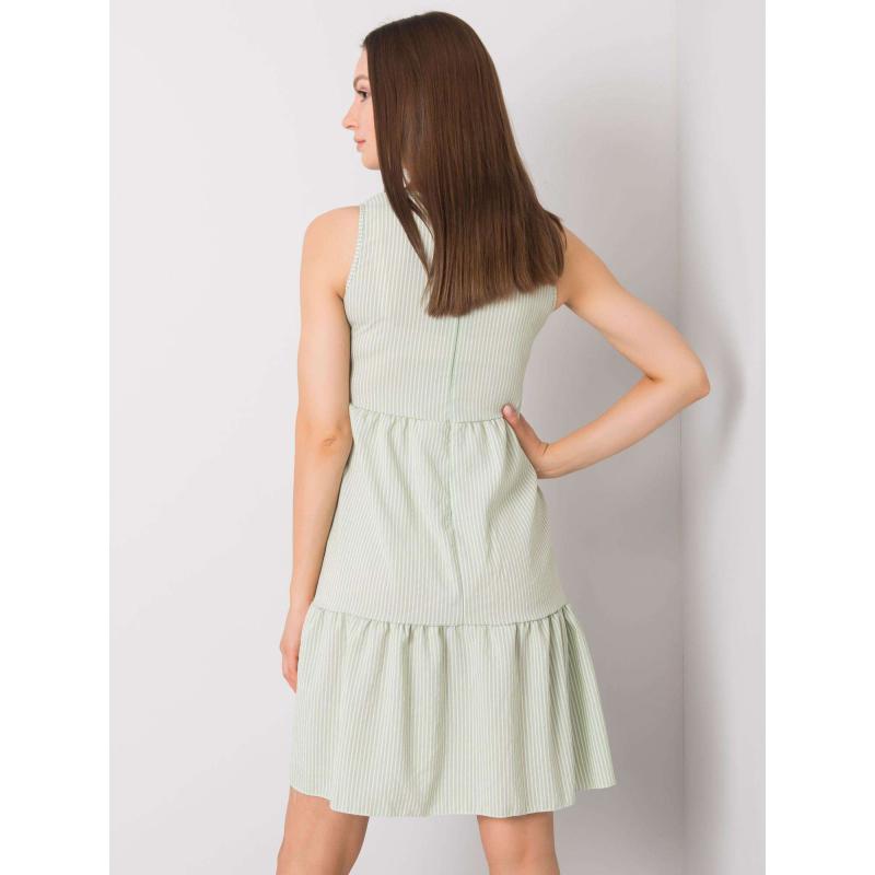 Női csíkos ruha Tebby RUE PARIS RUE PARIS pisztácia