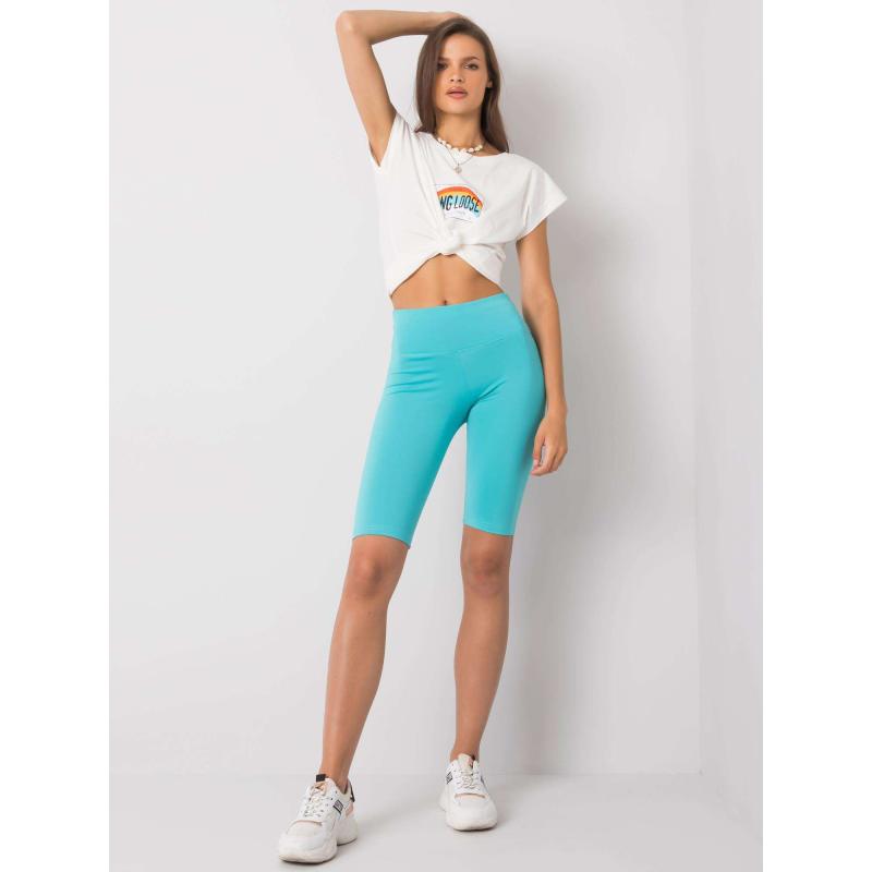 Tyrkysové cyklistické šortky Serena