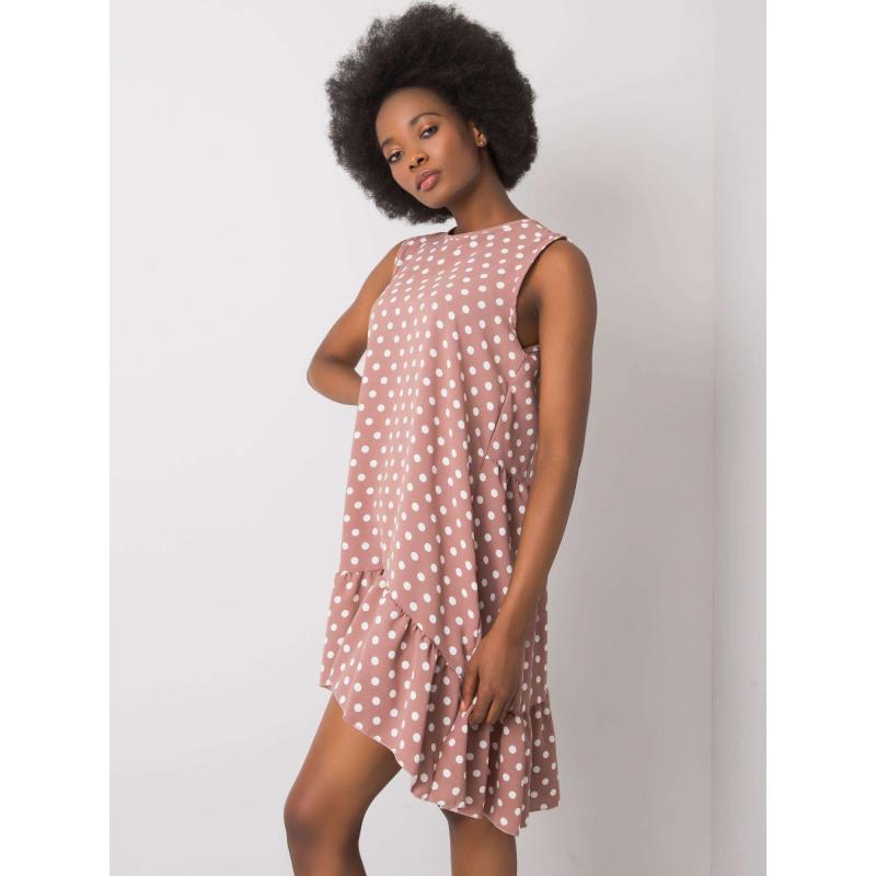 Dámske šaty Nicollete s volánikmi RUE PARIS ružové