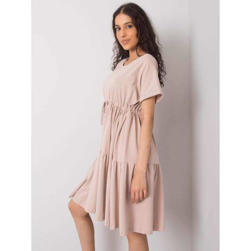 Dámské šaty Sebille RUE PARIS béžové 