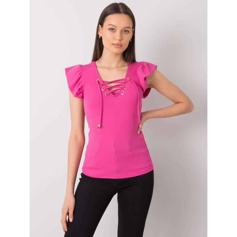 Dámská halenka šněrovací WAVELRY růžová