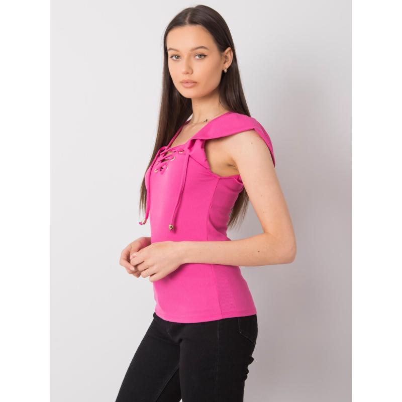 Dámská halenka šněrovací WAVELRY růžová