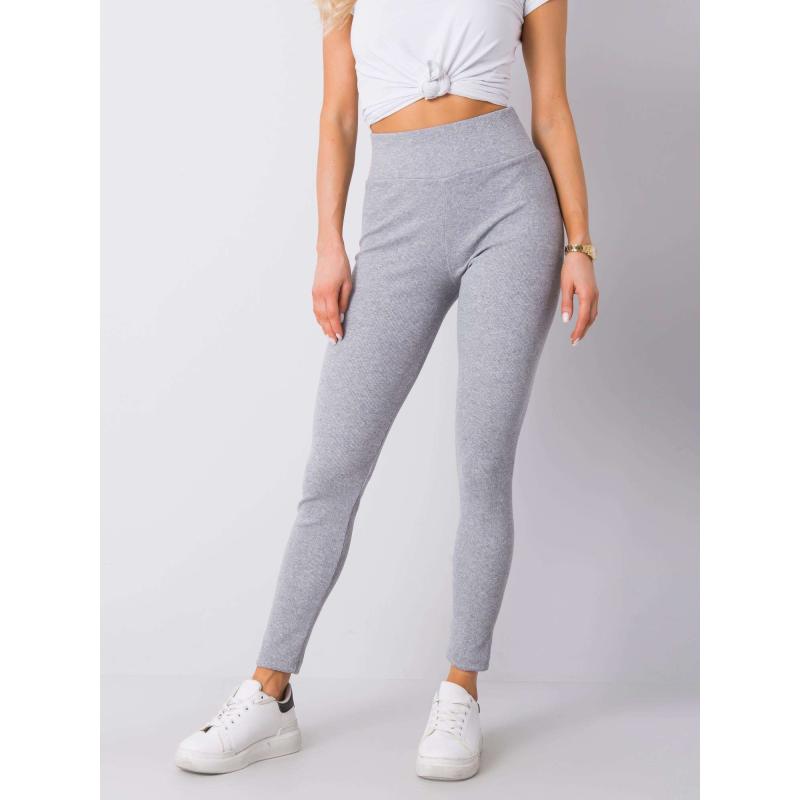 Női bordázott leggings SANJA szürke