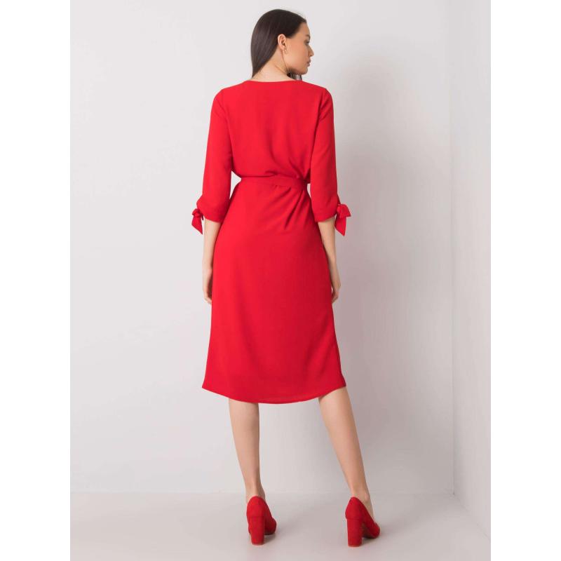 Dámske koktejlové šaty Alethea červené