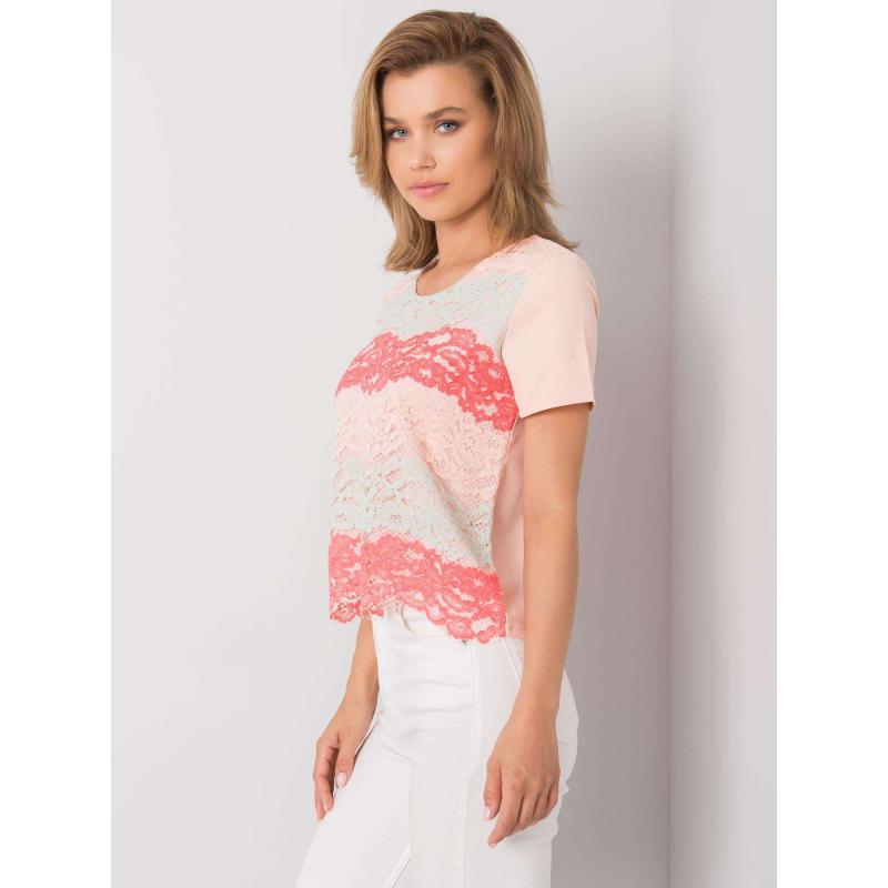 Dámská halenka krajková ZAHRA broskvovo-korálová