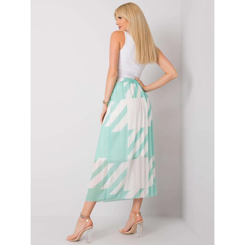Dámská sukně plisovaná maxi ISIDORA zelená