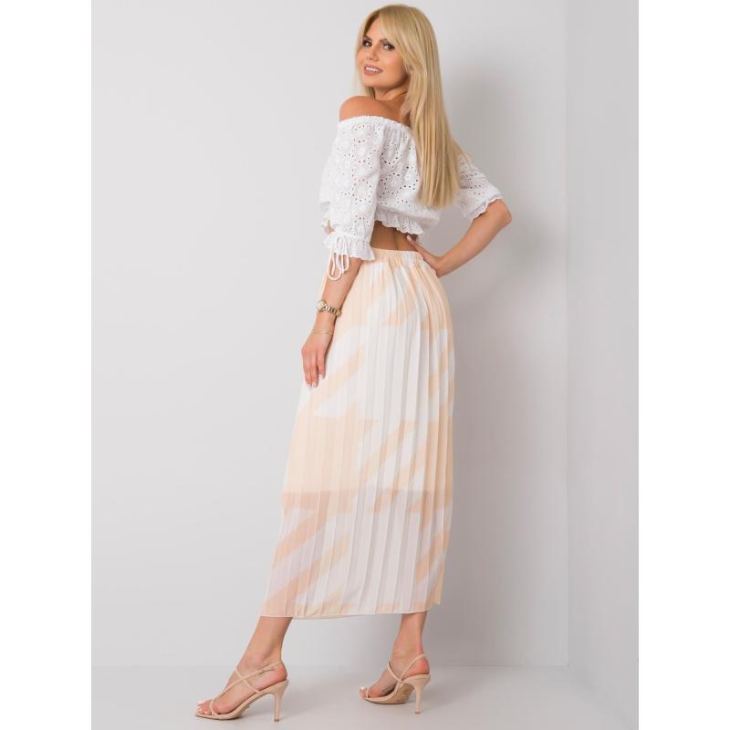 Dámská sukně plisovaná maxi ISIDORA béžová