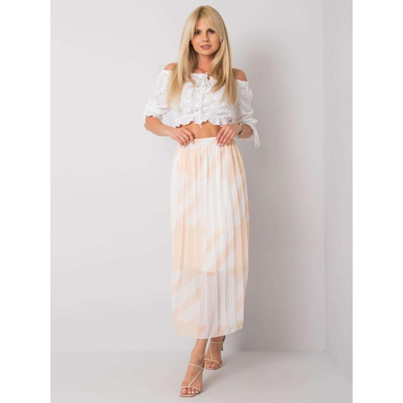 Dámská sukně plisovaná maxi ISIDORA béžová