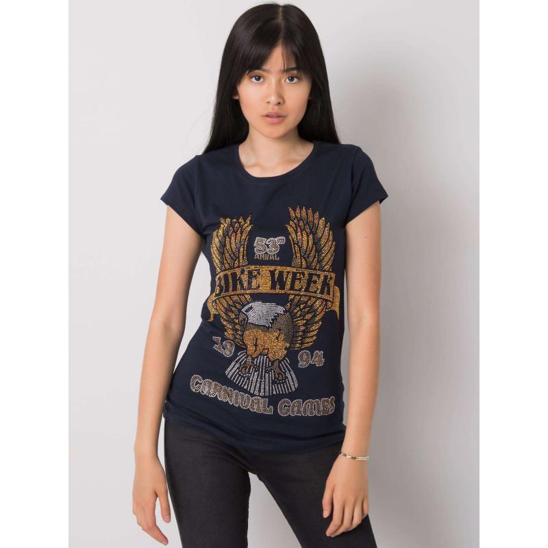 Női póló HALEY tengerészkék