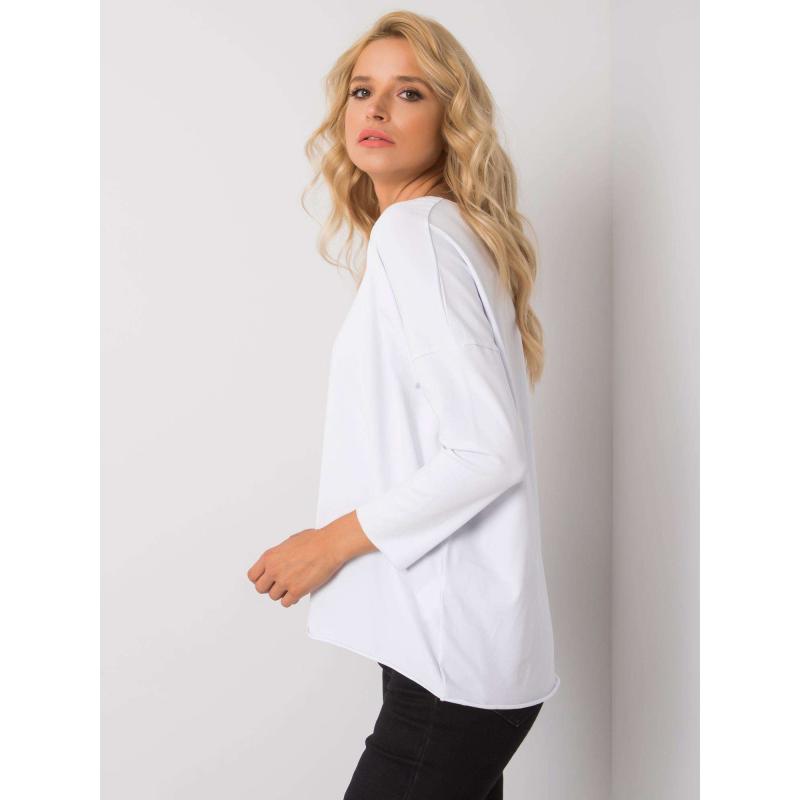 Női pamut blúz CARLEE fehér