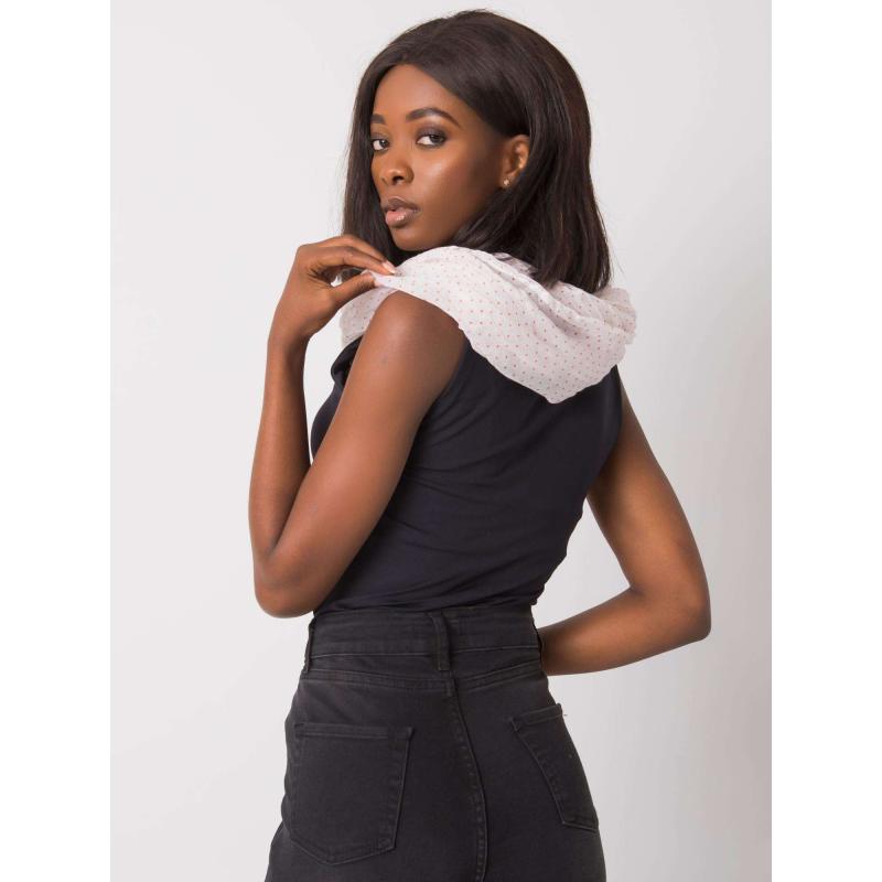 Női sál AVERY mintával piros és fehér