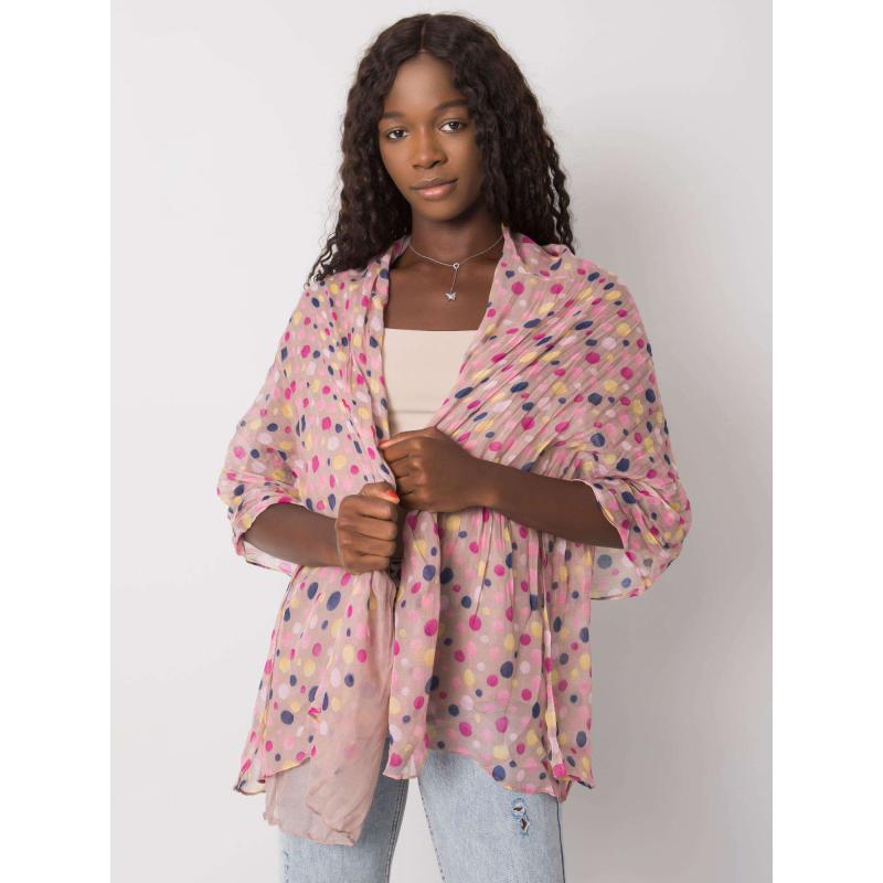 Női sál ELIAN mintával bézs