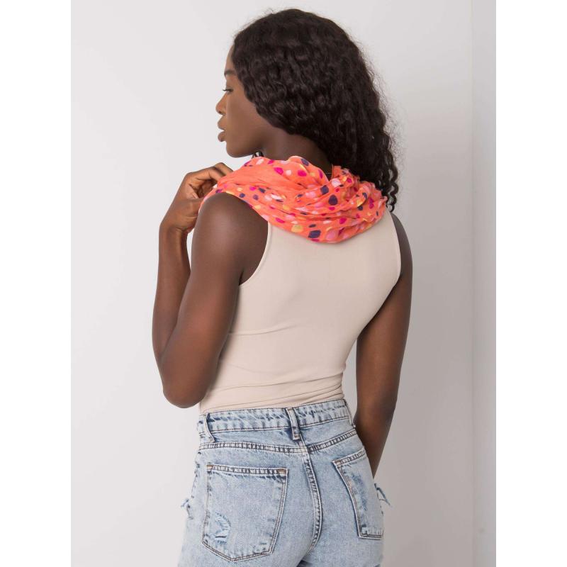 Női sál JAMAR nyomtatással narancssárga