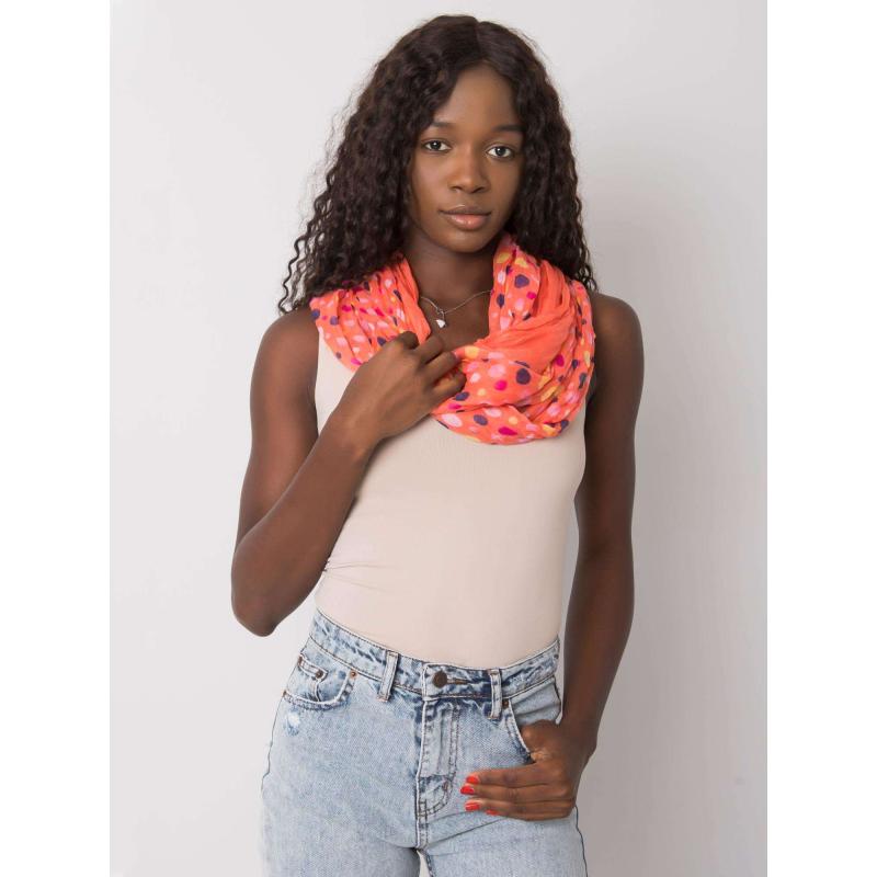 Női sál JAMAR nyomtatással narancssárga