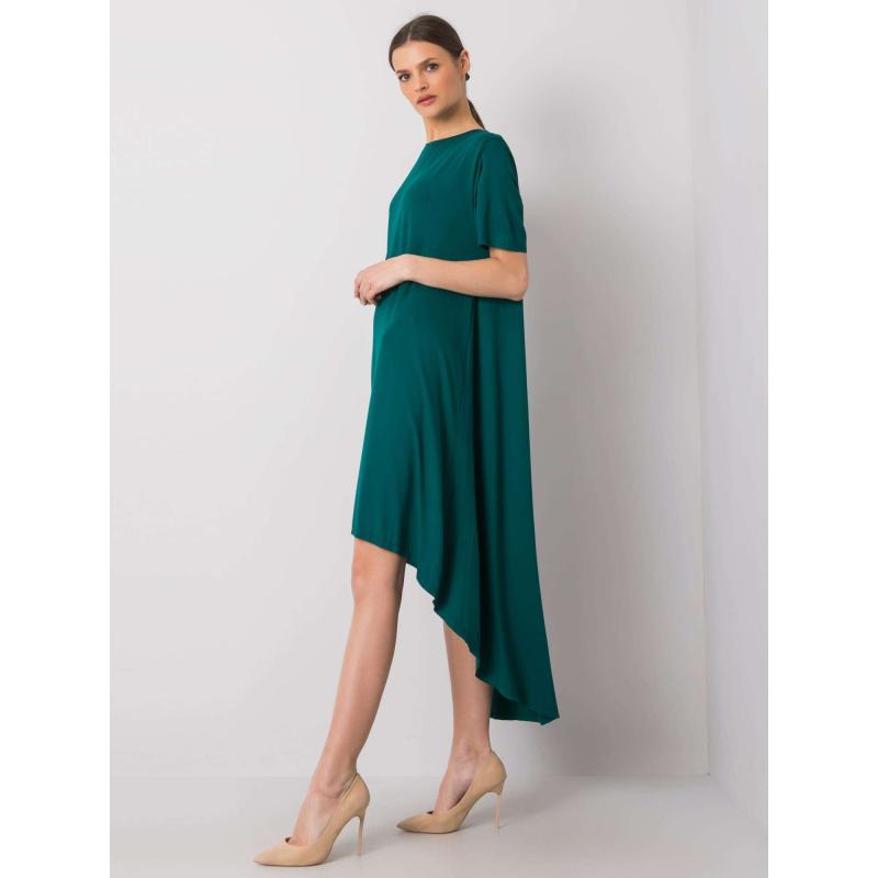 Dámske šaty Casandra RUE PARIS tmavo zelené