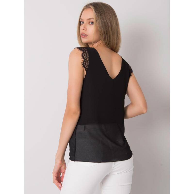 Dámský top krajkový od SAPPHIRE černý