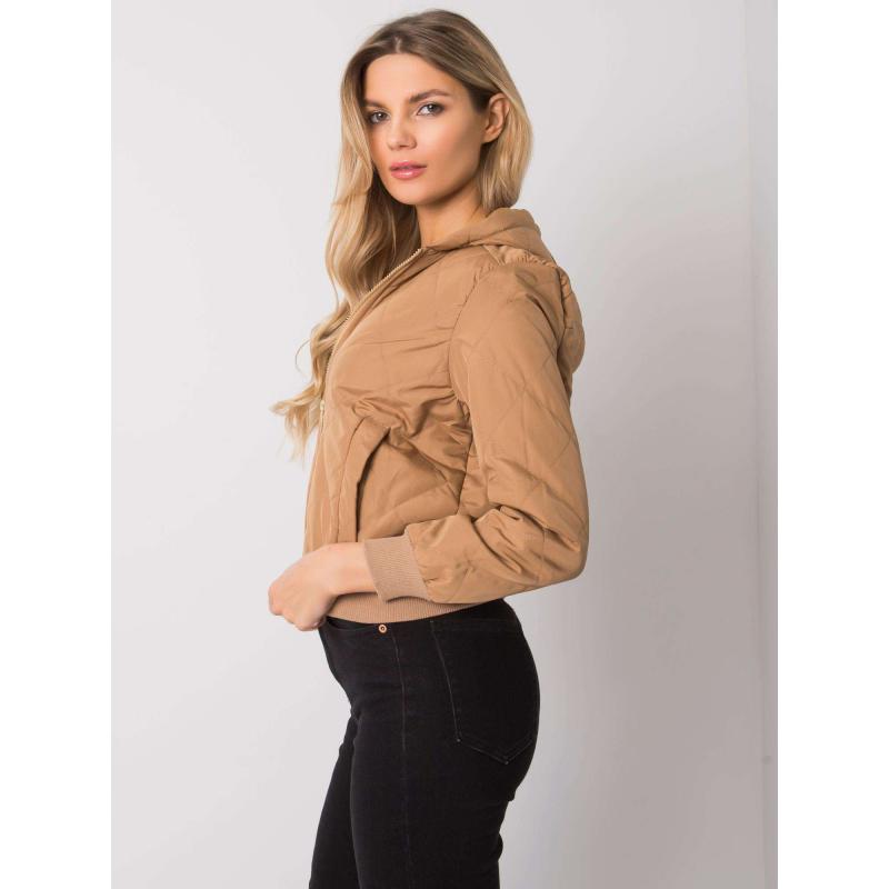 Dámska prešívaná bunda LARAH tmavo béžová