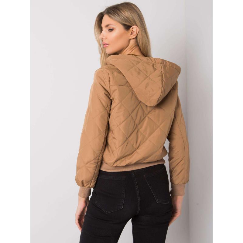 Dámska prešívaná bunda LARAH tmavo béžová
