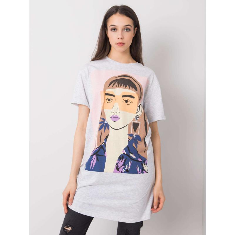 Női nyomtatott tunika Circe SUBLEVEL szürke