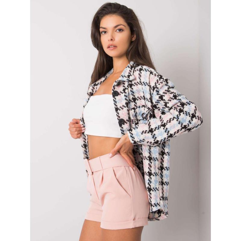 Női öves rövidnadrág MABINTY pink