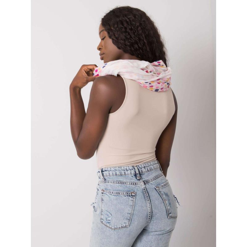 Dámský šátek s potiskem HARPER bílý