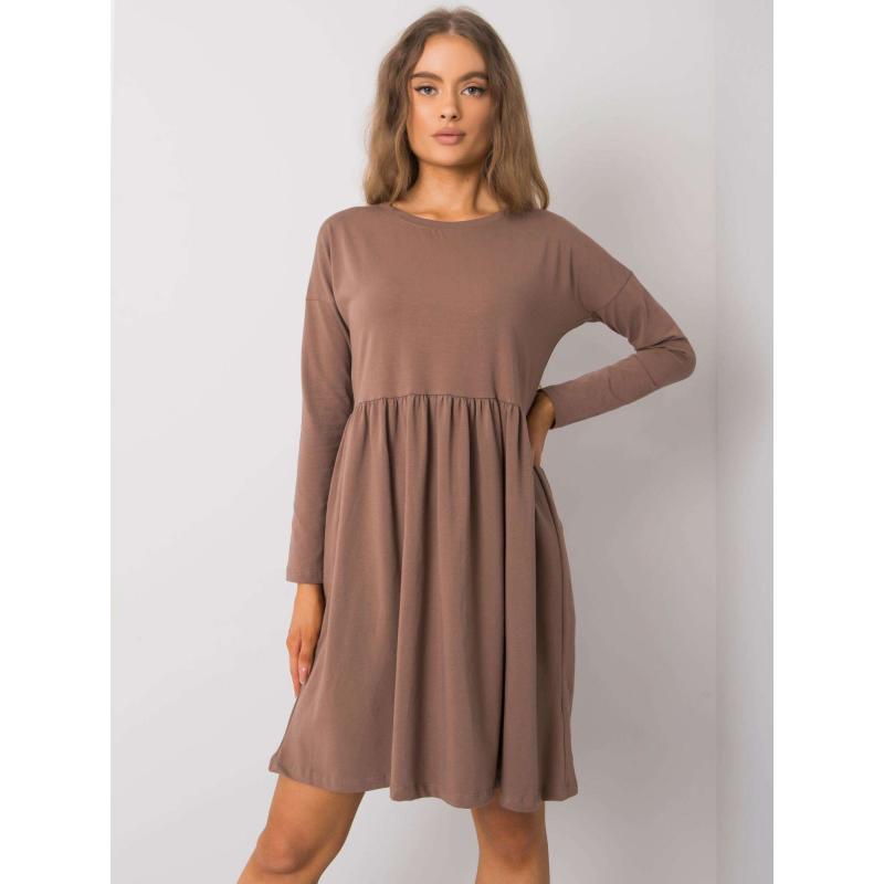 Dámske šaty Vega RUE PARIS coffee