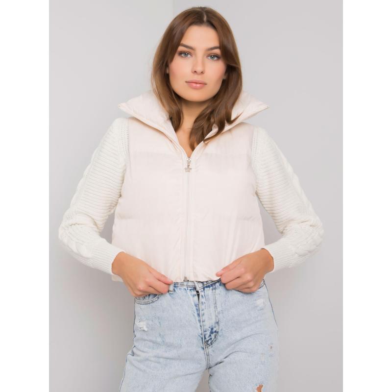 Dámska prešívaná vesta GIZELLE ecru