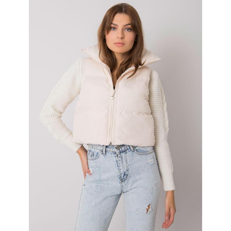 Dámska prešívaná vesta GIZELLE ecru
