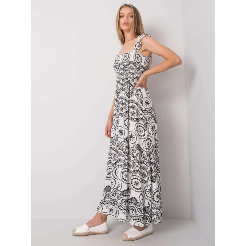 Dámské šaty maxi TAYLA bílé a černé  