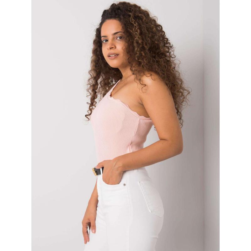 Dámsky top na jedno rameno HAISLEY light pink