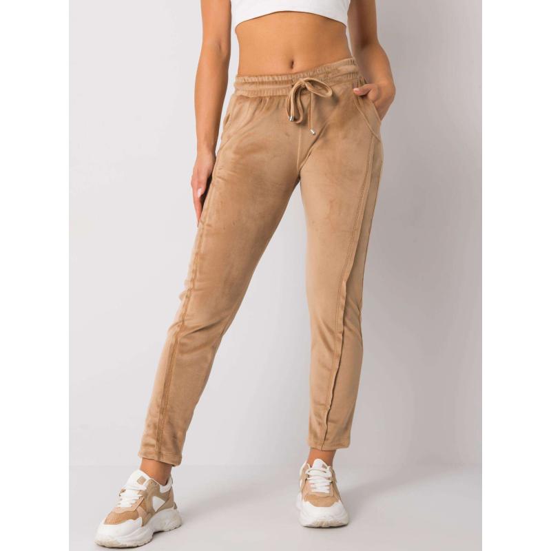 Dámské tepláky Juanita RUE PARIS hnědé