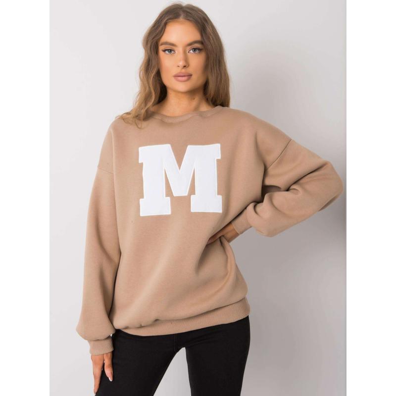 Dámska bavlnená mikina ARMELLE beige