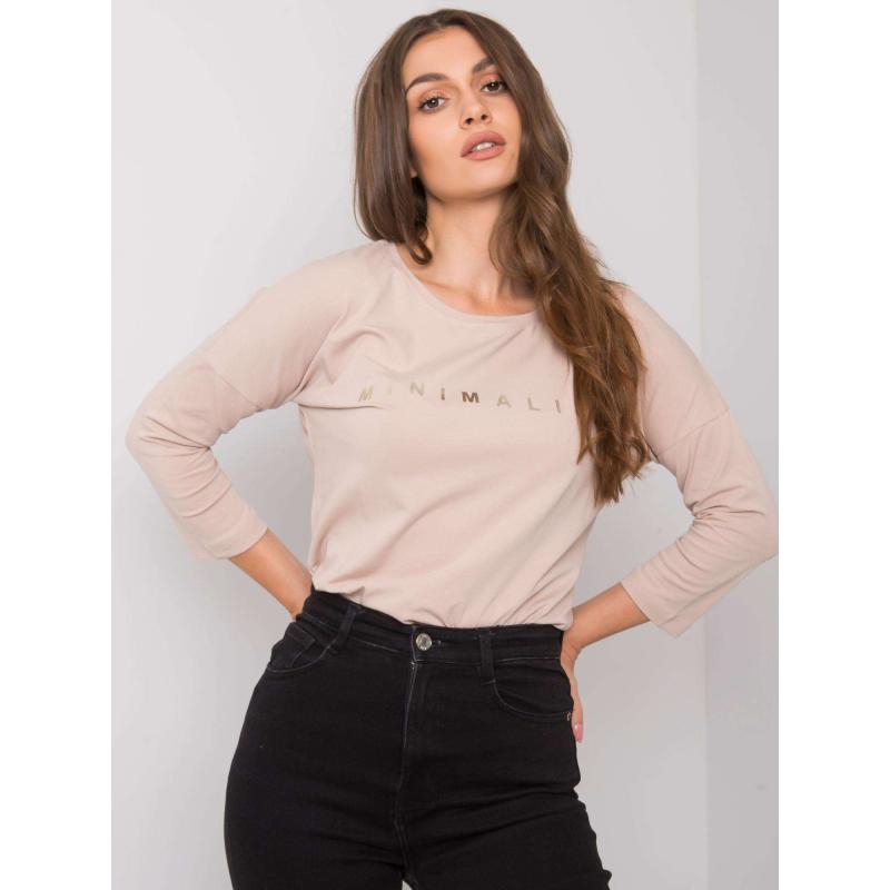 Dámska blúzka s nápisom CANTRICE light beige