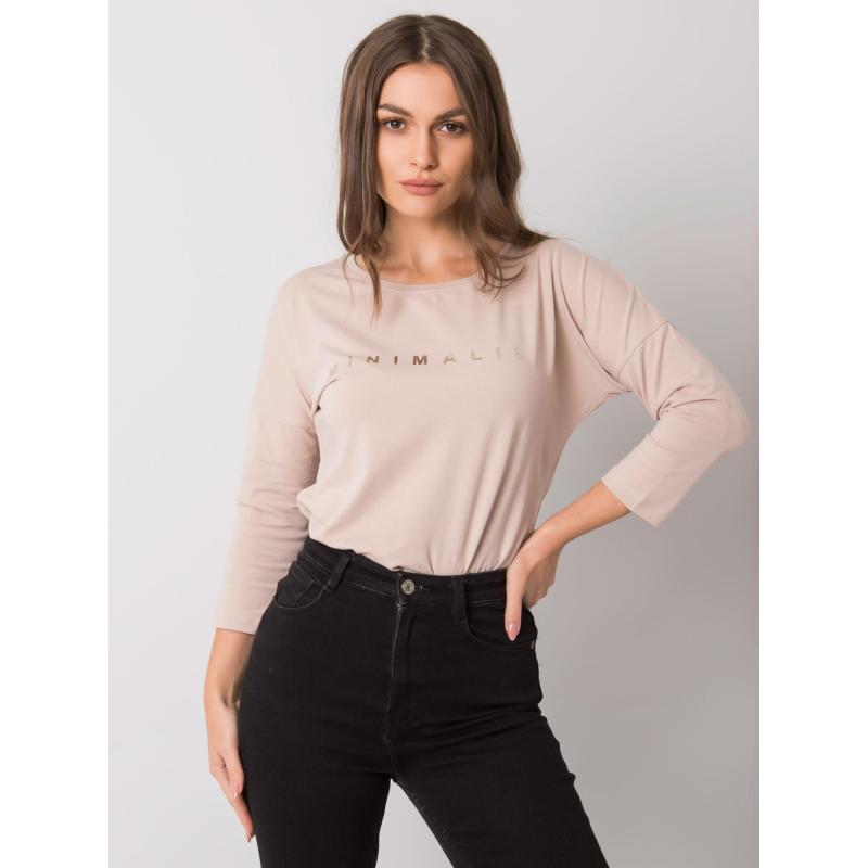 Dámska blúzka s nápisom CANTRICE light beige