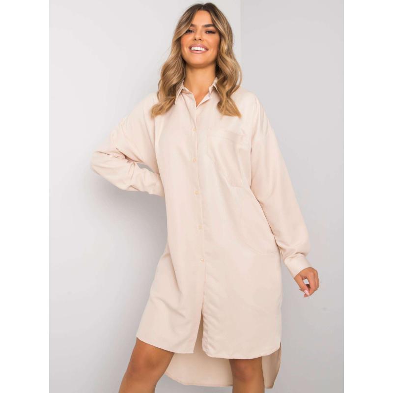 Női ing zsebekkel ILIYANA bézs bézs