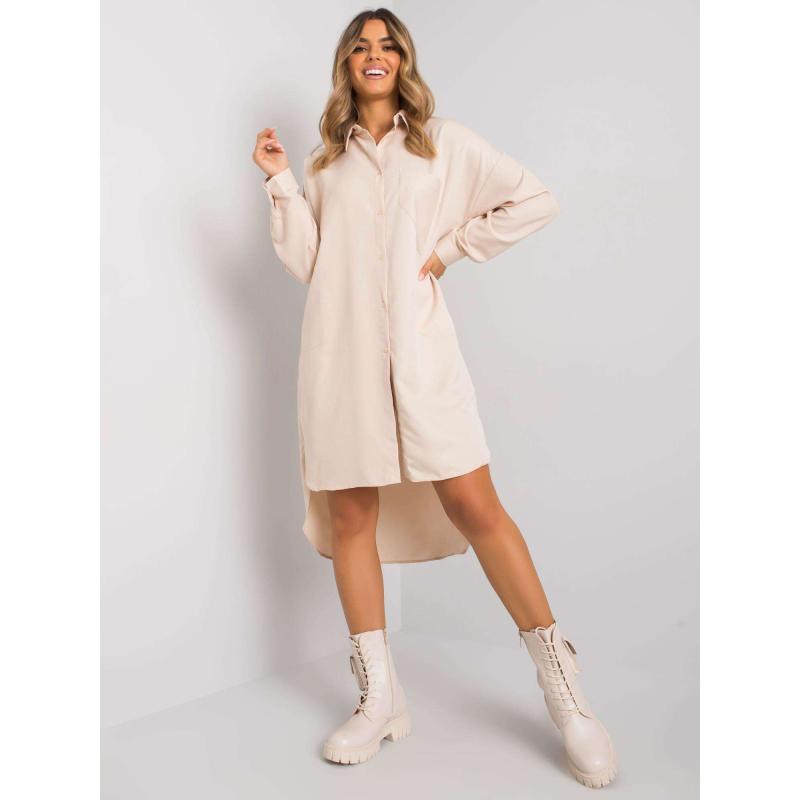 Női ing zsebekkel ILIYANA bézs bézs