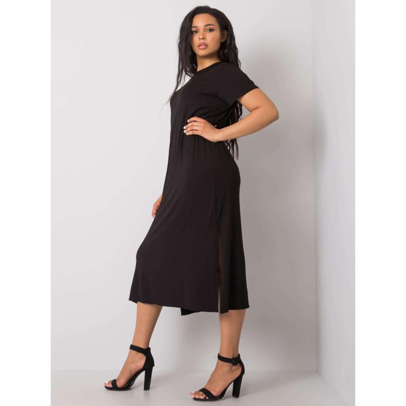 Dámské šaty plus size NANETTE černé  