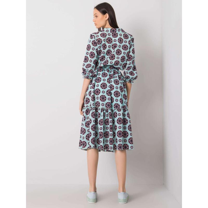 Dámské šaty s potiskem AVELINA mátové