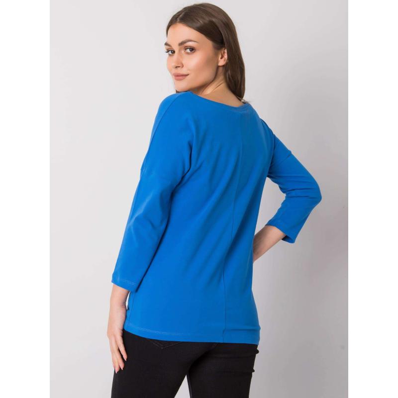 Dámská halenka s nápisem bavlněná CANTRICE tmavě modrá 