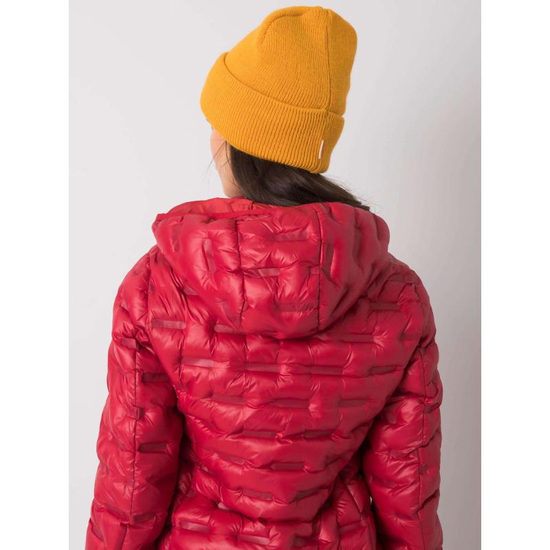 Dámská čepice tmavě žlutá 