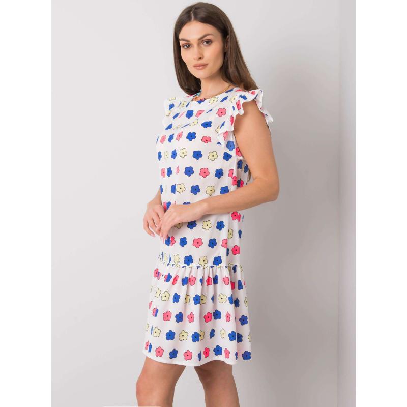 Női fodros ruha ERIA fehér