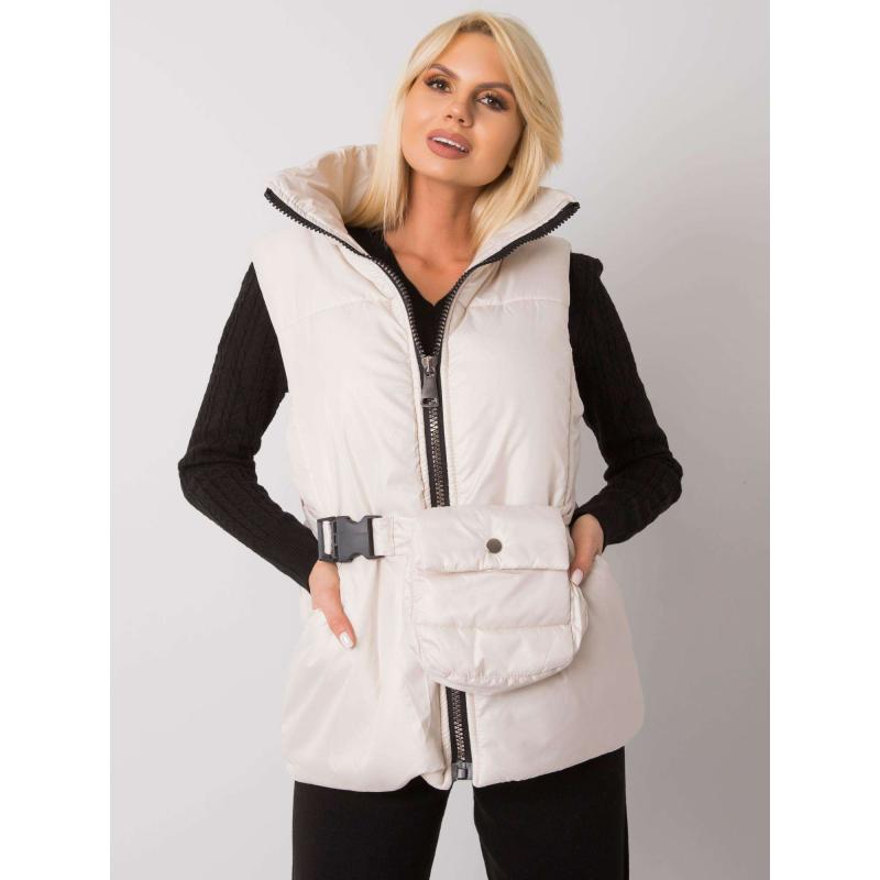 Dámská péřová vesta EFFIE ecru 