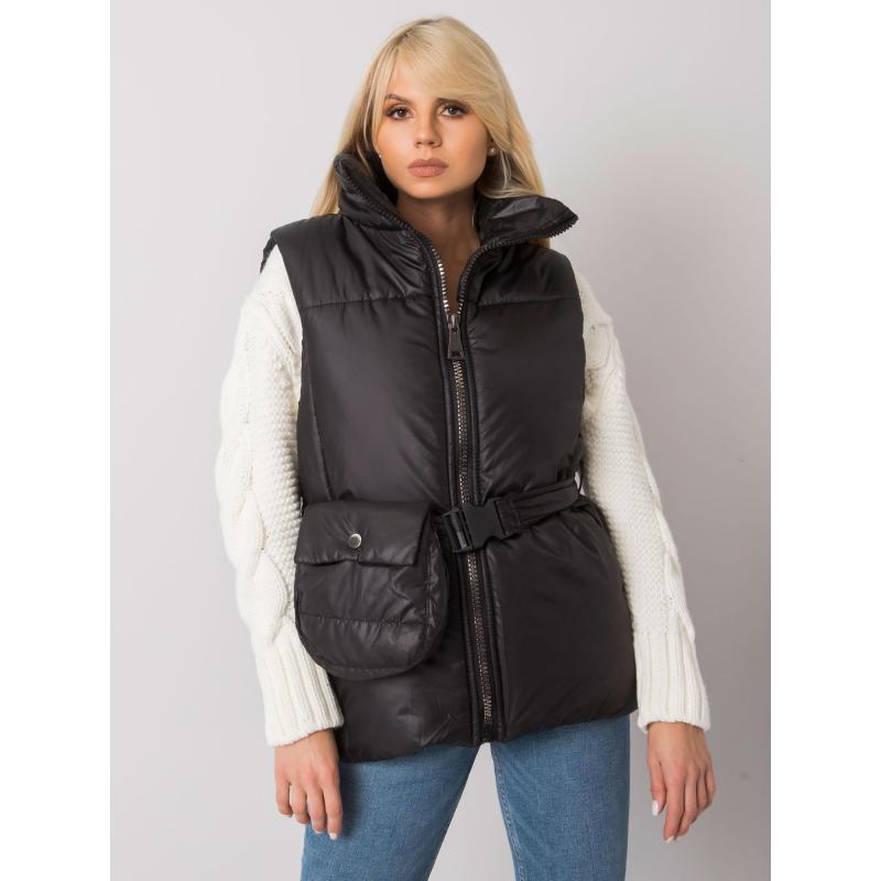 Női pehely mellény EFFIE fekete