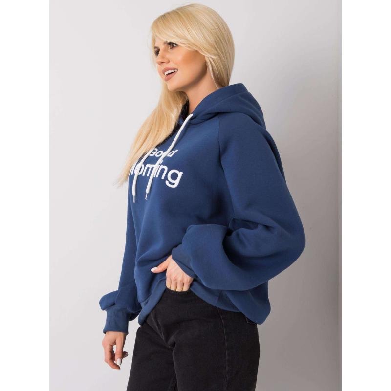 Női kapucnis pulóver ALICE sötétkék